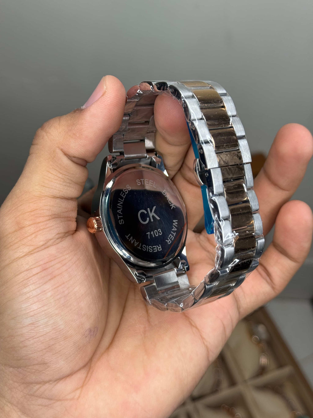 Calvin Klei n Dual Tone With Blue Premium Watch