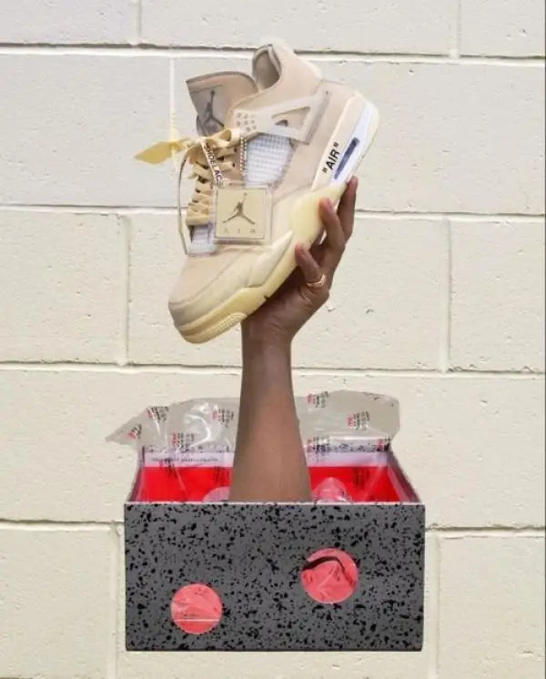 Jordan Retro 4 Off White Sail Semi Ua