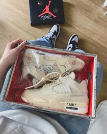Jordan Retro 4 Off White Sail Semi Ua
