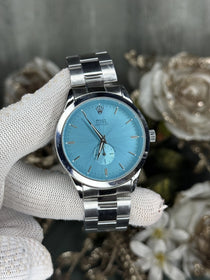 Role x Veriflat Silver Tiffany Blue Premium Watch