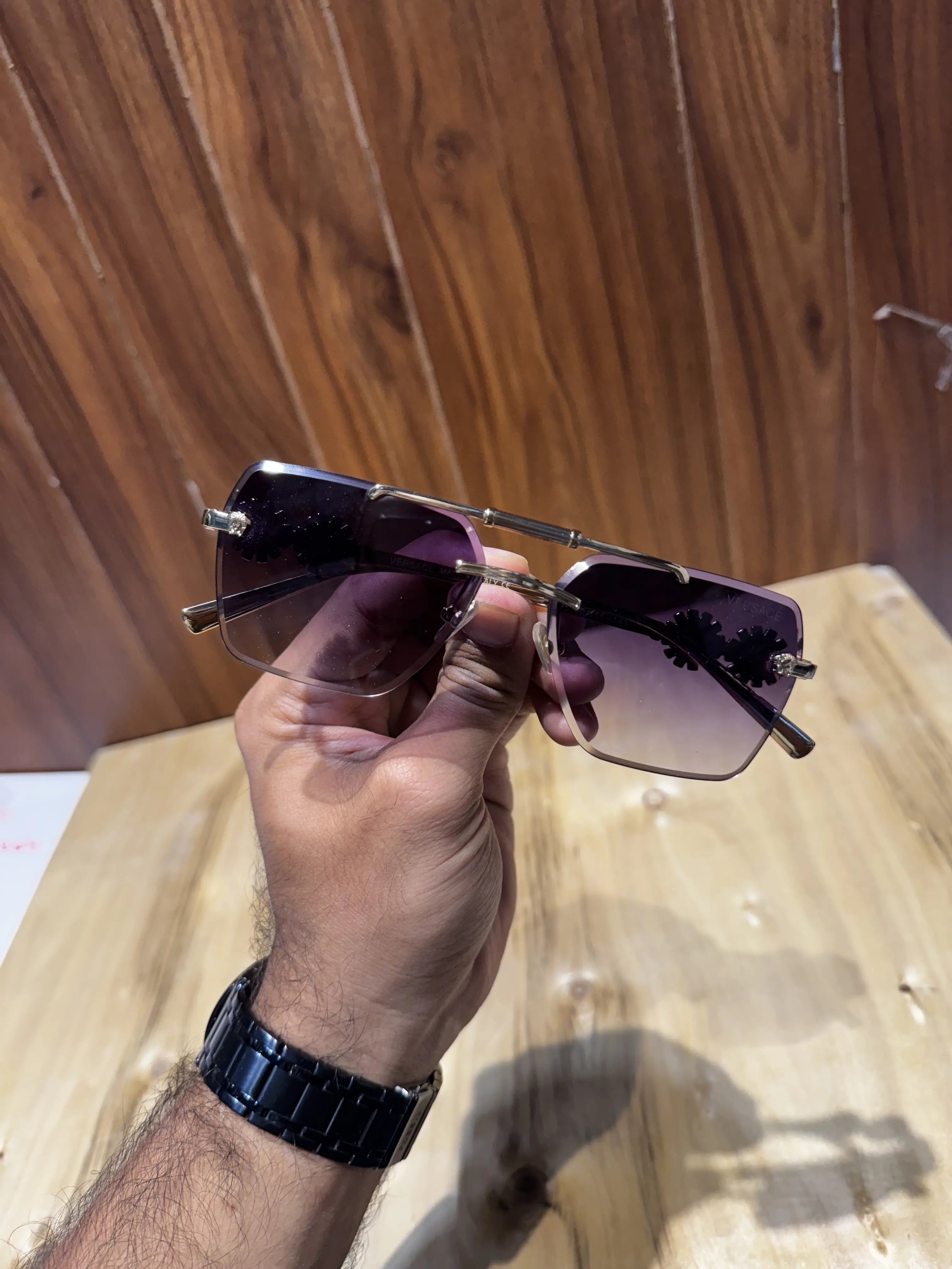 Versac e Gold Purple Premium Shades 3095 Secondary image