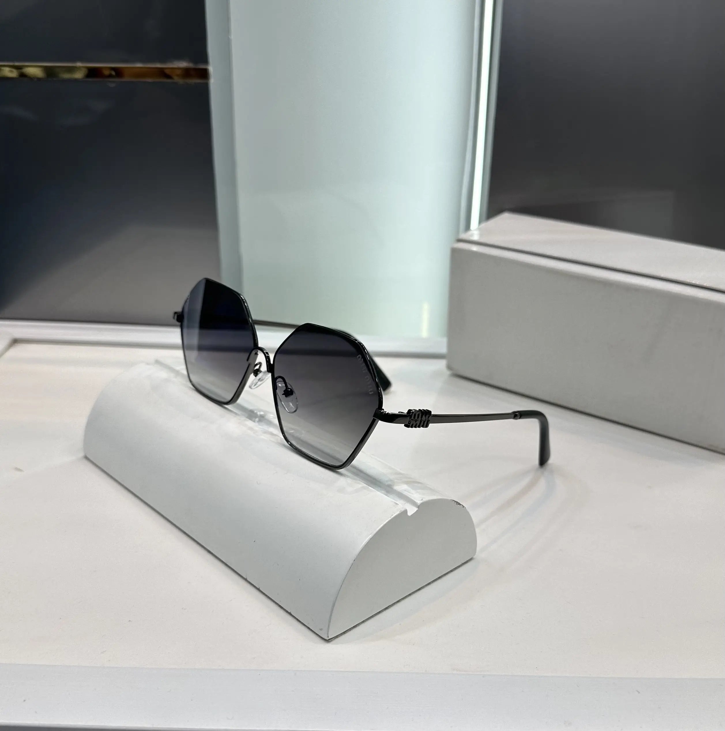 Miu Miu Gunmetal Green Premium Shades 653 Main image