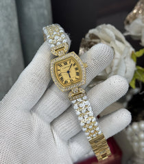 Cartie r Pearls All Gold Premium Watch