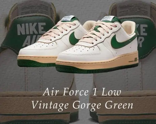 Nik_e Airforce 1 Vintage Gorge Green