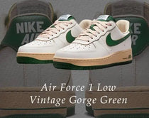 Nik_e Airforce 1 Vintage Gorge Green