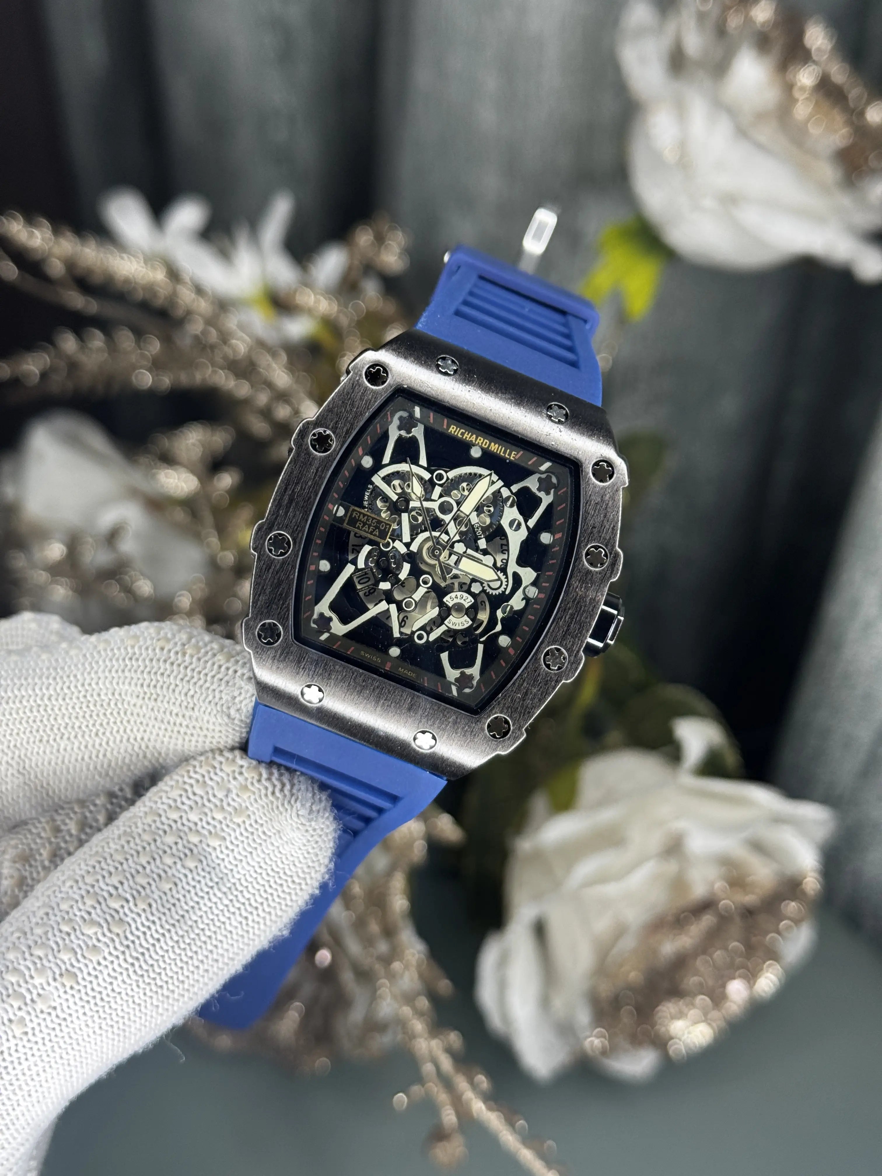 Richard Mille Rm35-01 Blue Quartz Premium Watch