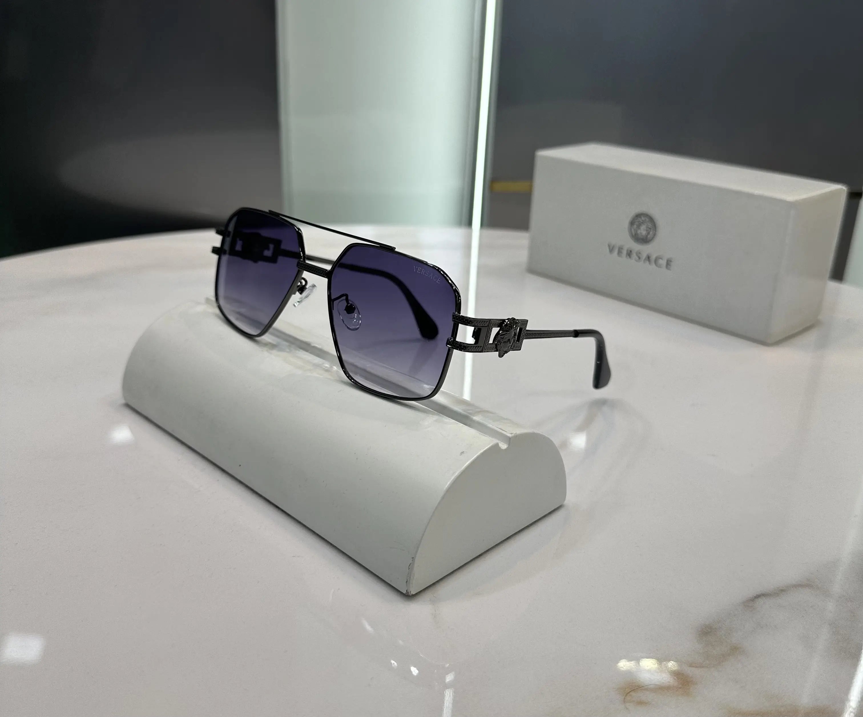 Versace Gunmetal Purple Premium Shades 2602