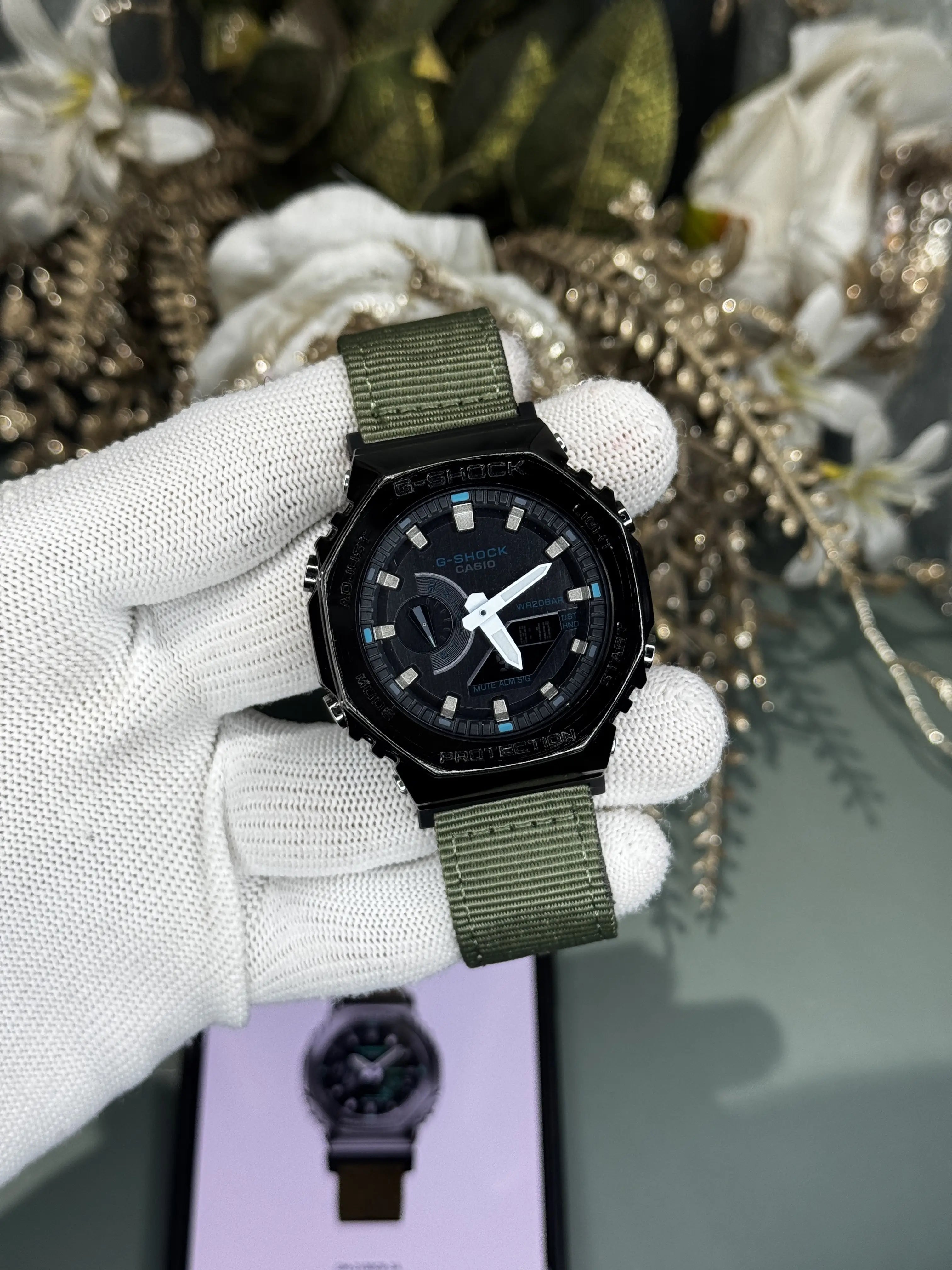 Gshock Ga2100 Gunmetal Green Premium Watch Secondary image