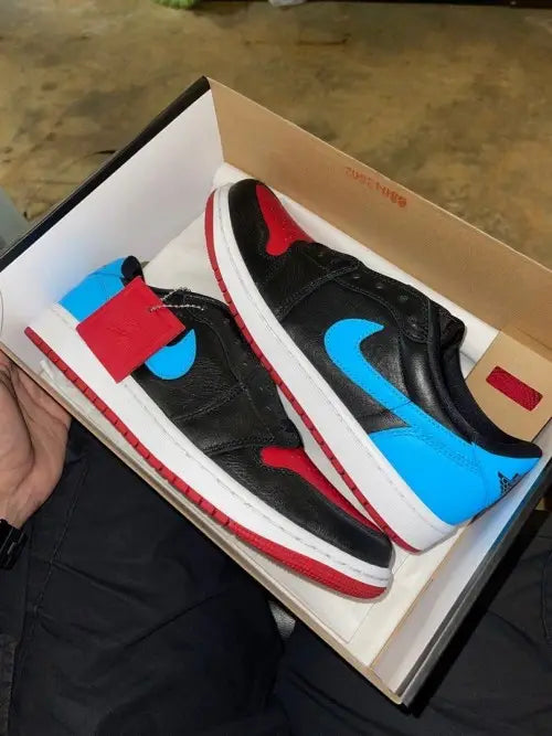 Nik_e jordan retro 1 low unc to chicago Leather Quality Sale