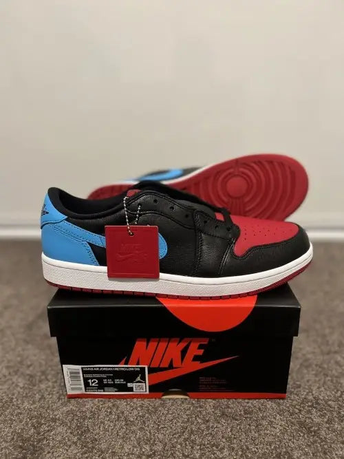 Nik_e jordan retro 1 low unc to chicago Leather Quality Sale