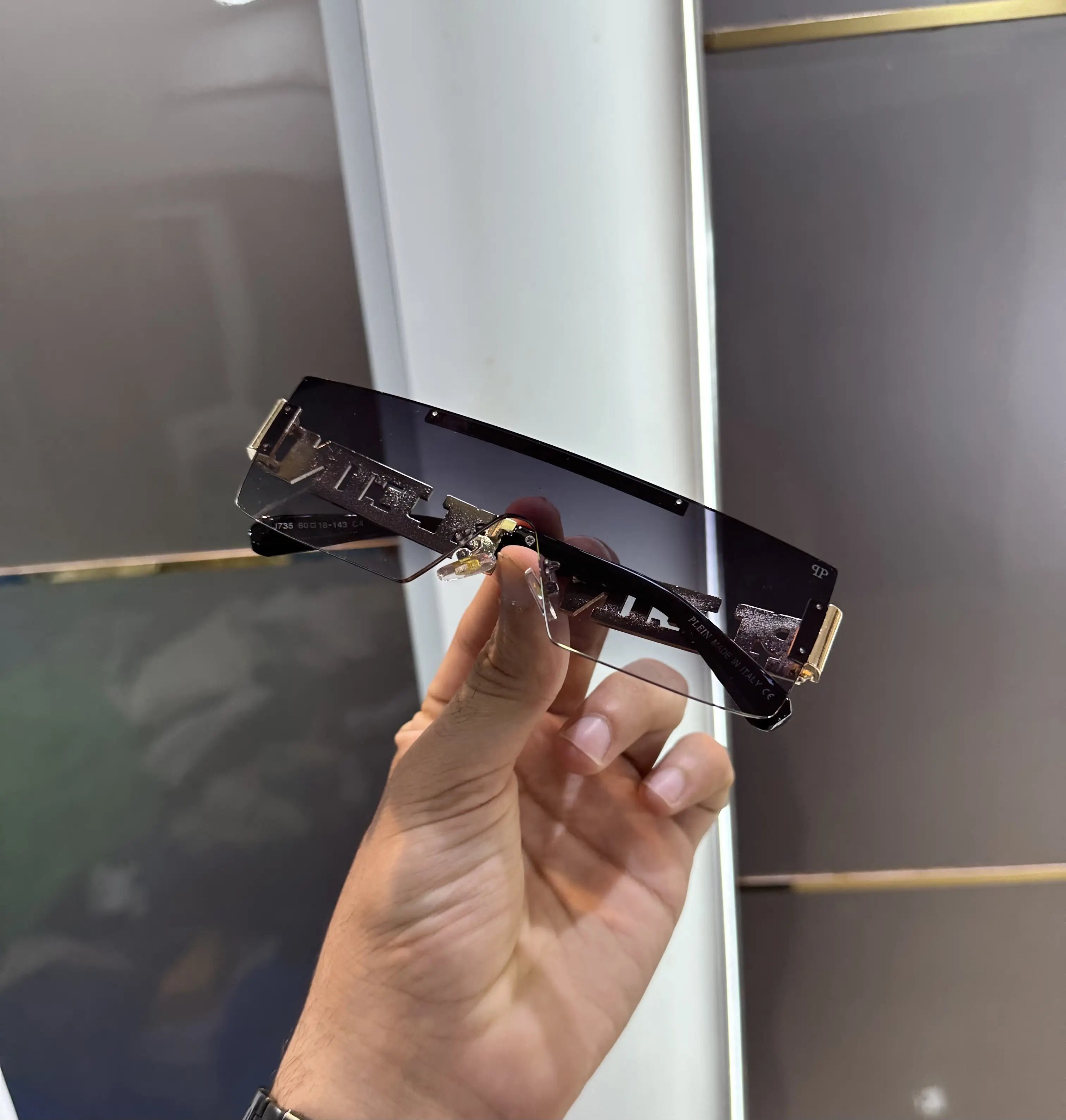 Philipp Plein Diamond Black Shaded Lens 735 Secondary image