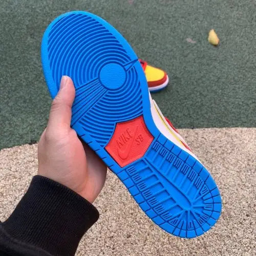 Nik_e Sb Dunk low pro bart simpson Suede Quality Sale