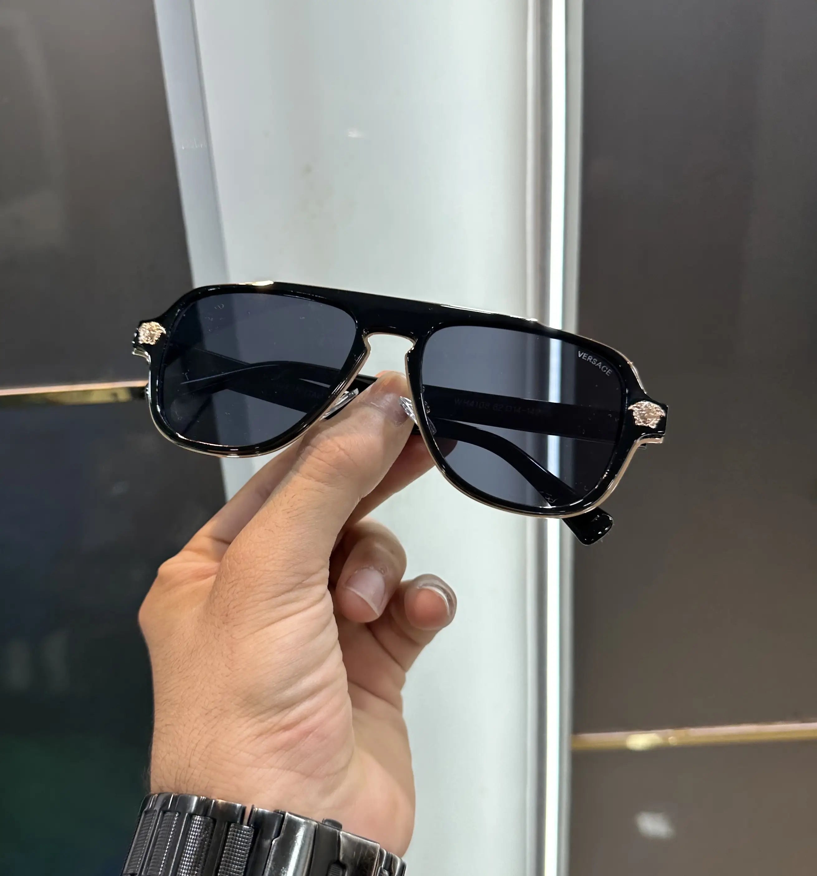 Versac e Gold Black Premium Shades 4108 Secondary image