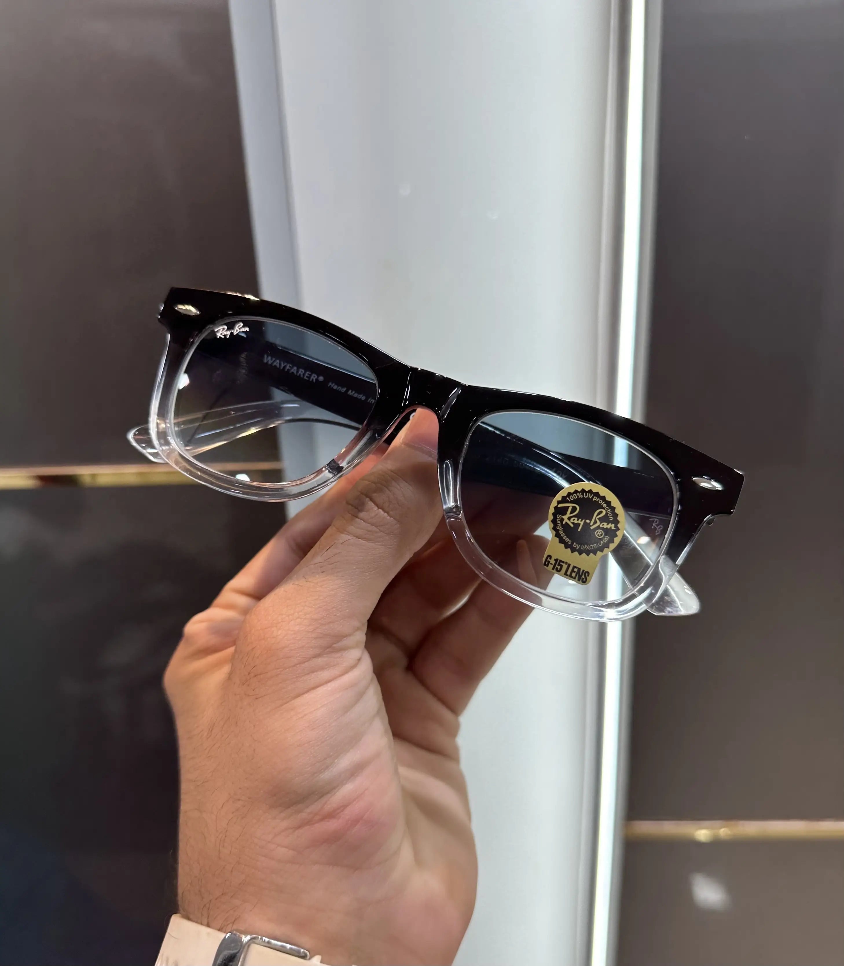 RayBan Ice Blue Premium Shades 2140 Secondary image