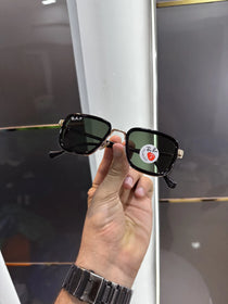 Ray Ban Gold Green Glass Premium Shades 6527