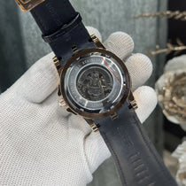 Roger Dubuis E-xcalibur Copper Black Leather Strap Automatic Watch