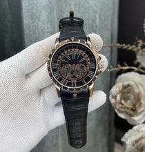 Roger Dubuis E-xcalibur Copper Black Leather Strap Automatic Watch