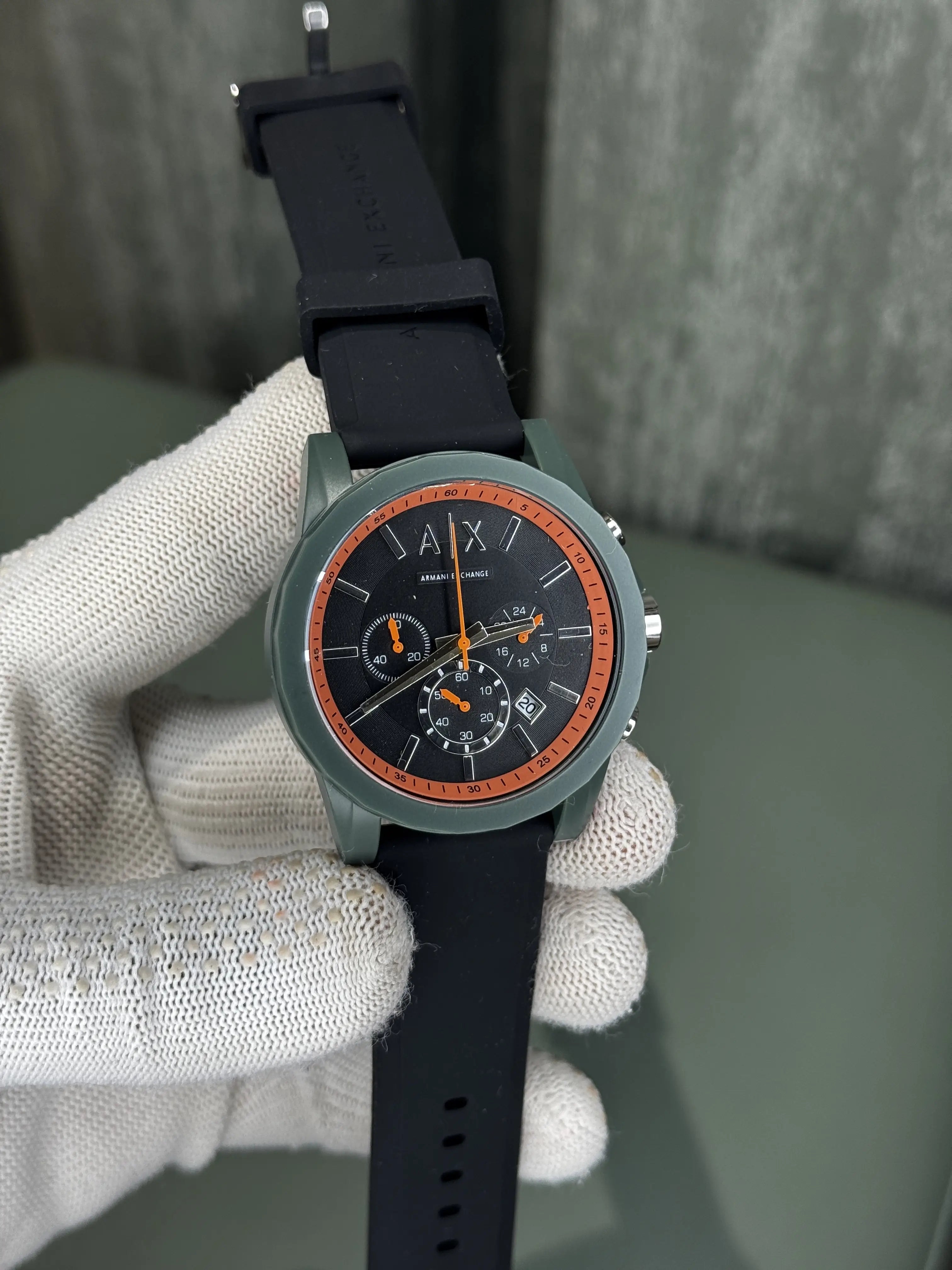 Arman i Exchange Green Black Premium Chronograph Watch