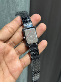 Cartier All Black Designer Premium Watch