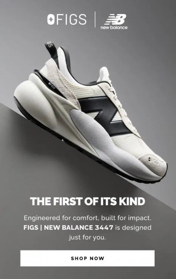 New Balance 3447 figs og box dustbag