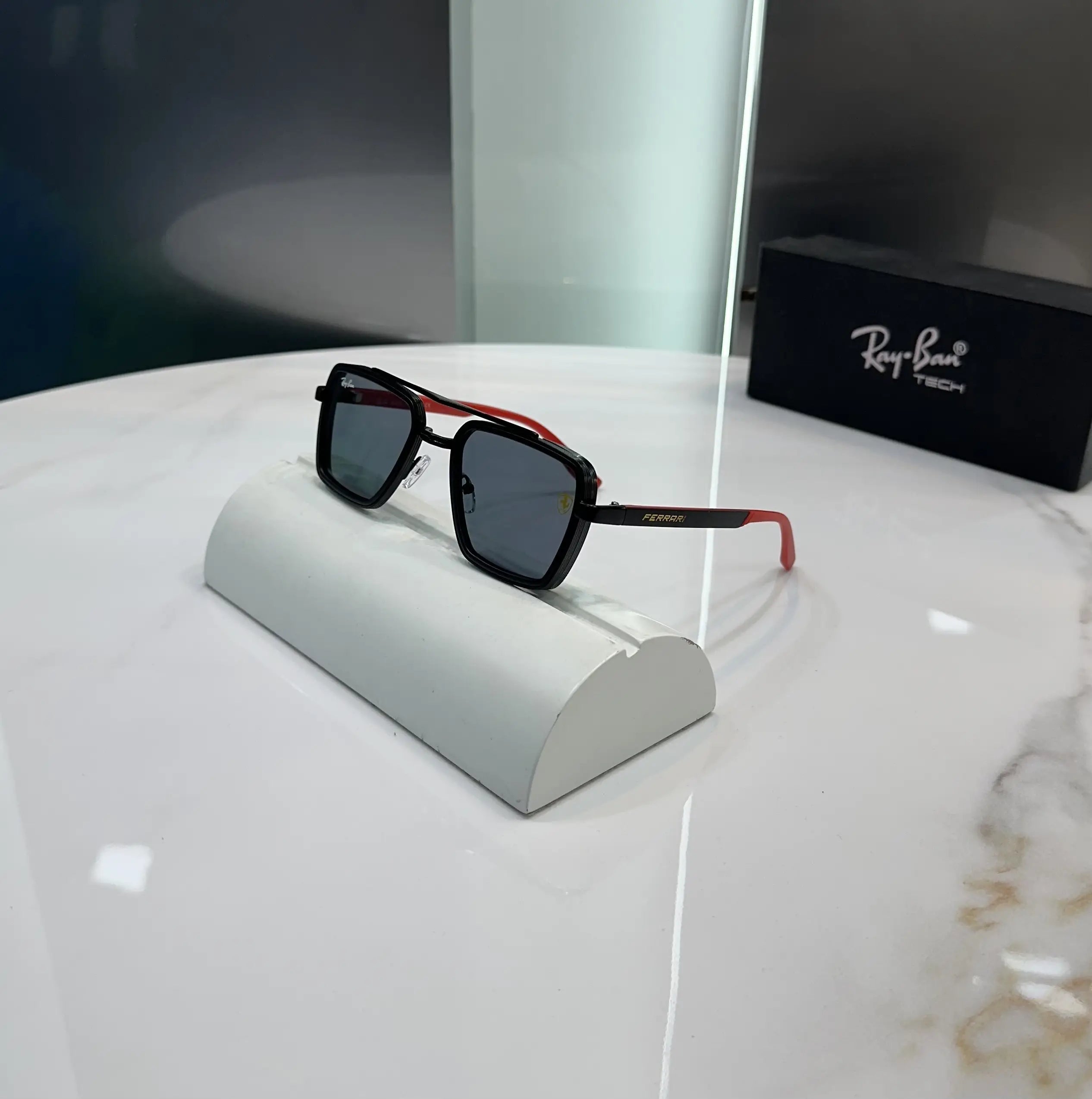 RayBan Ferrar i Black Premium Shades 06 Main image