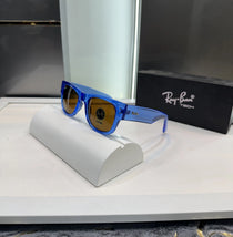 Ray  Ban Mega Wayfarer Blue Brown Premium Shades 840