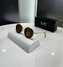 RayBan Gold Brown Premium Shades 6525