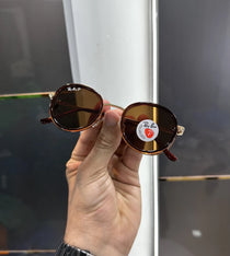 RayBan Gold Brown Premium Shades 6525
