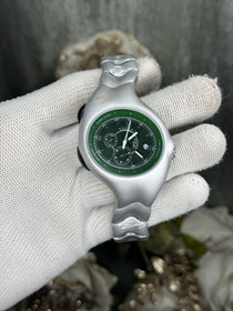 Nike Silver Green Premium Watch