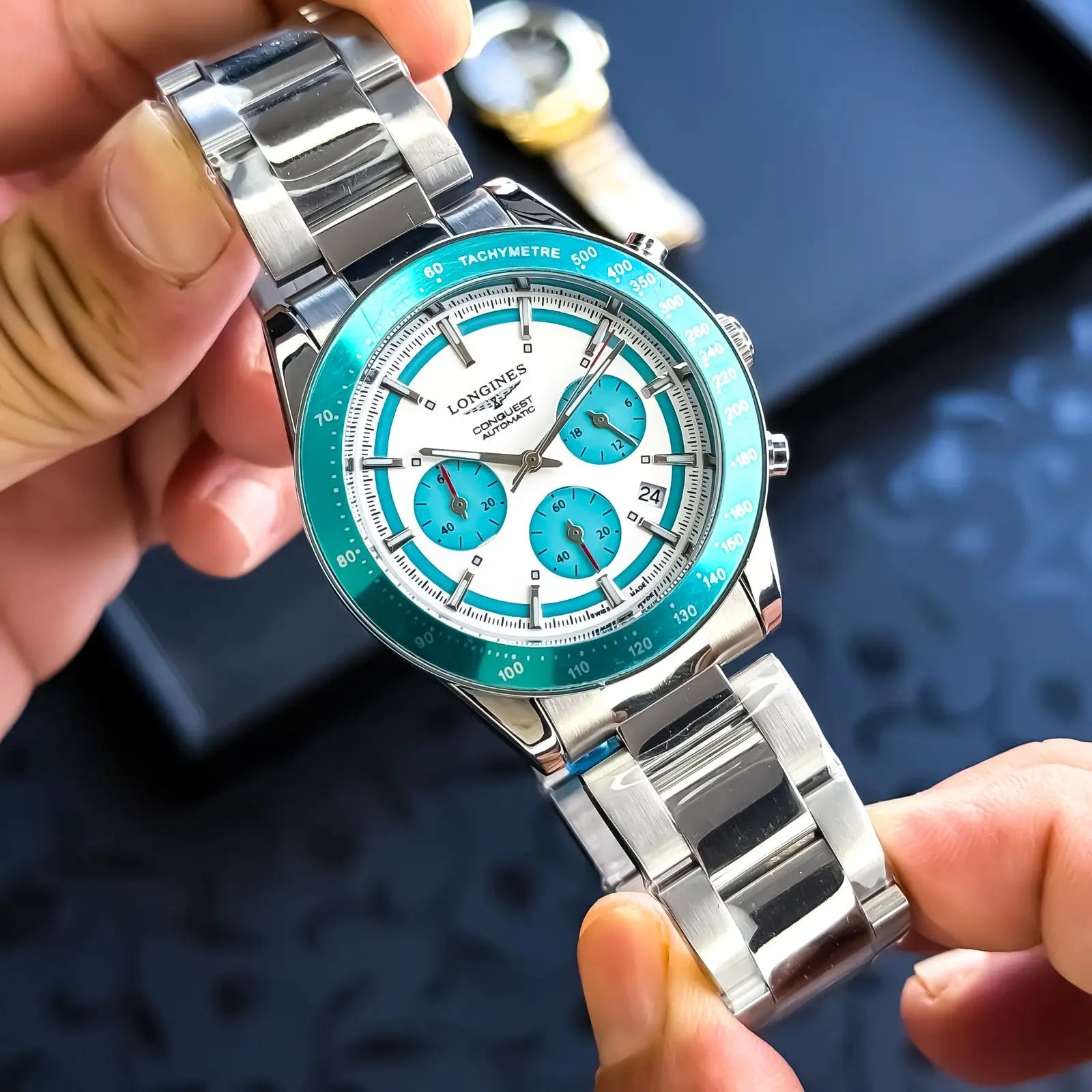 LONGINES_CRONO_SILVER_WHITE Main image