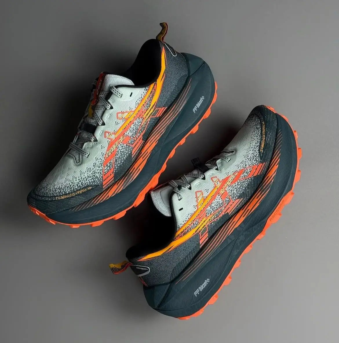 Asicss Trabuco Max 4 Trail Cold Moss Nova Orange
