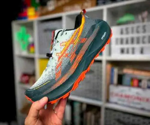 Asicss Trabuco Max 4 Trail Cold Moss Nova Orange