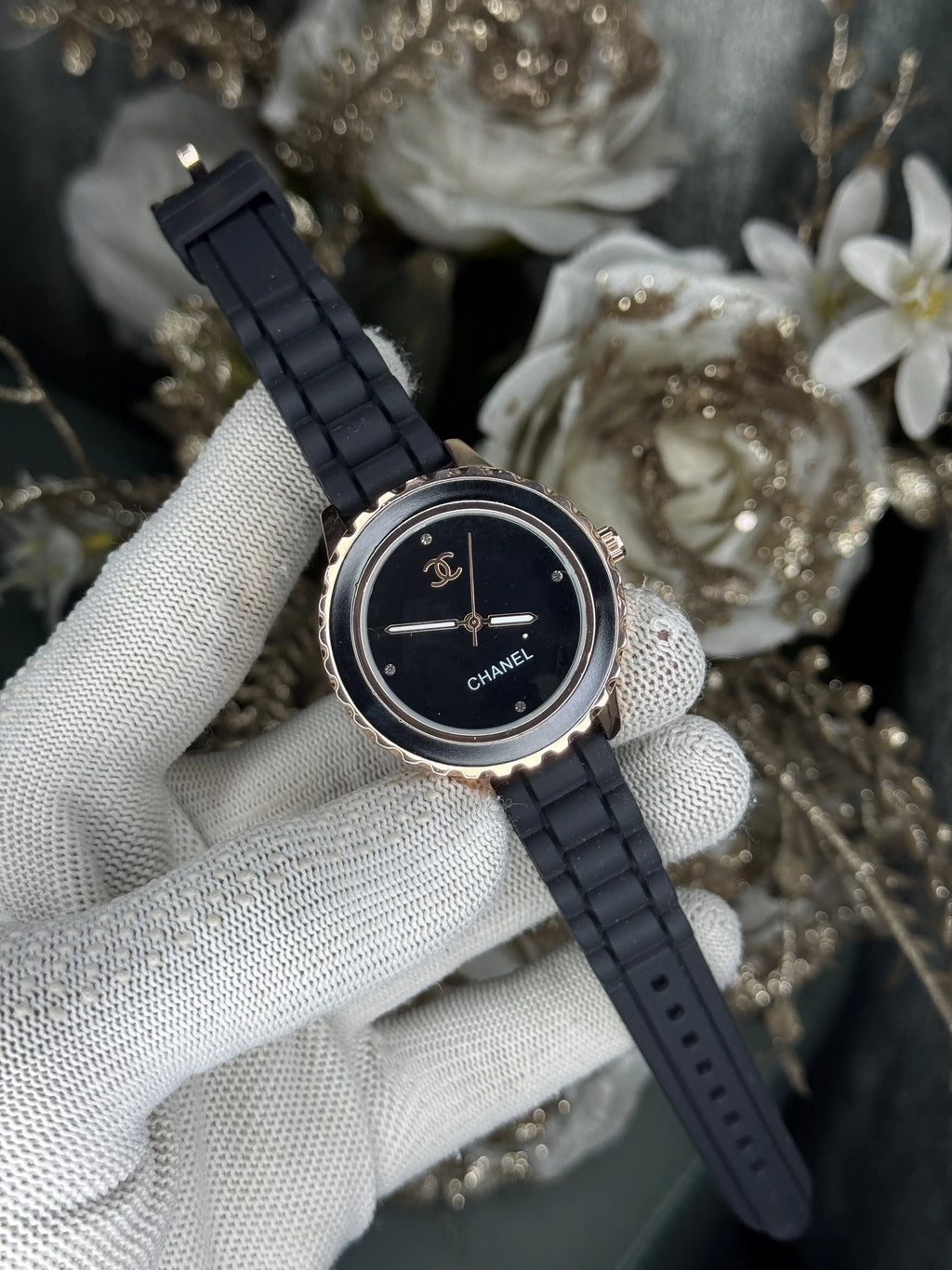 Chanel Paris Copper Black Premium Ladies Watch