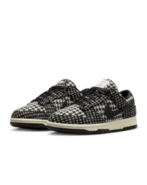 Nik_e Harris Tweed x Dunk Low Black Phantom