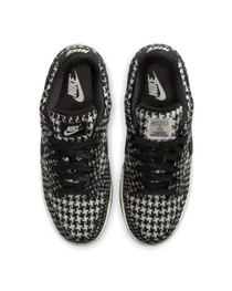 Nik_e Harris Tweed x Dunk Low Black Phantom