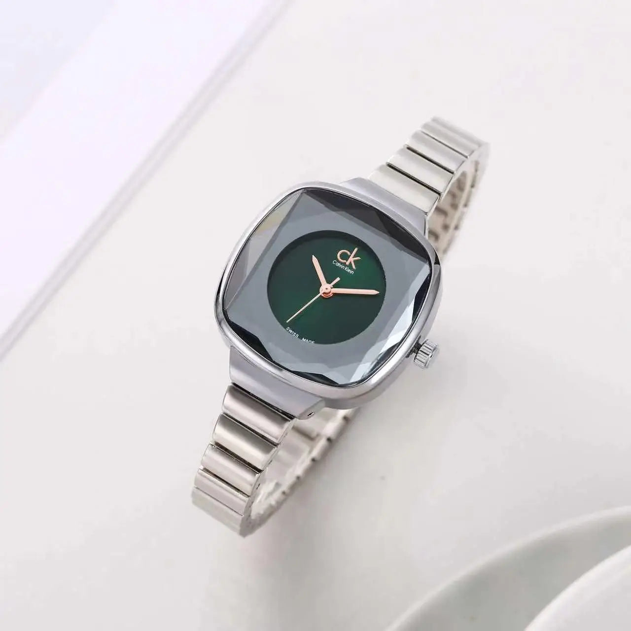 Calvin Klei n Women s Silver Green Secondary image