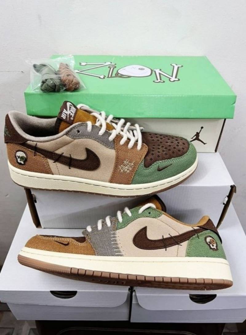 Zion Williomson x Air Jordan 1 Low Voodoo 1314 Main image