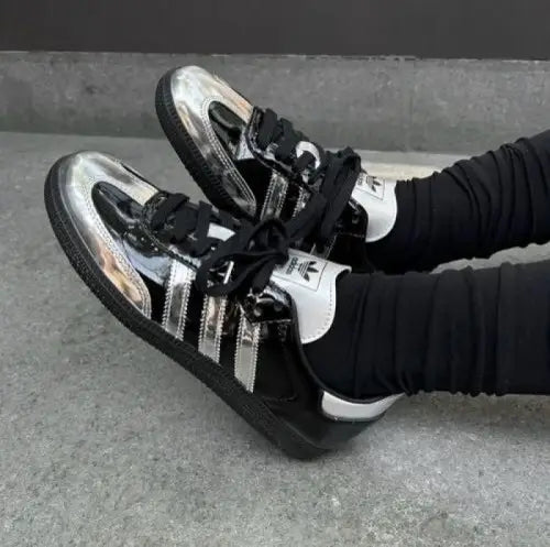 Adida_s Samba X Atmos Tuxedo Silver Black Secondary image