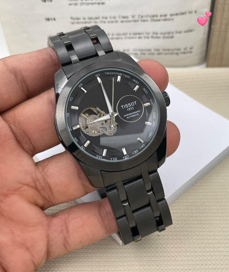 Tisso t 1853 Automatic Open Heart Black Main image