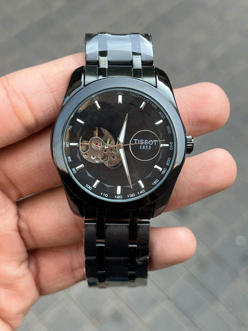 Tisso t 1853 Automatic Open Heart Black Secondary image