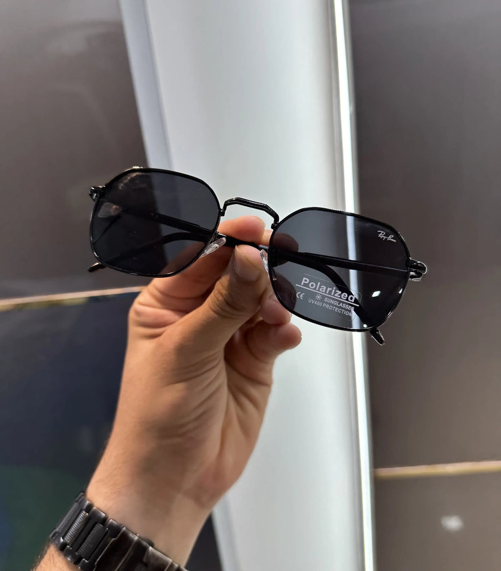 RayBan All Black Metal Premium Shades 2821