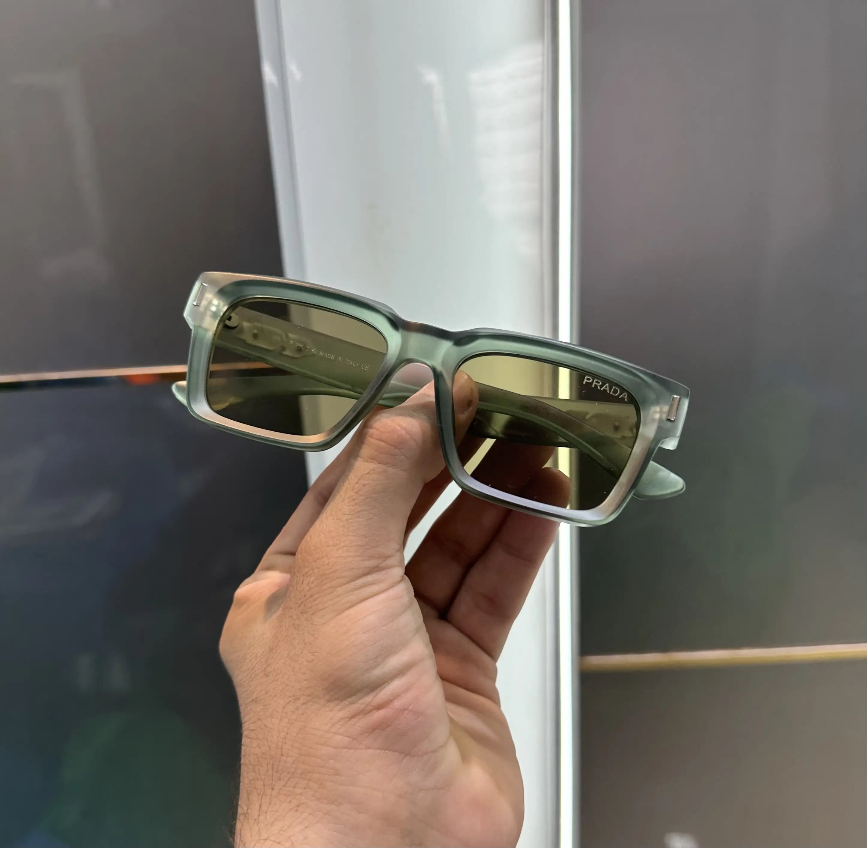 Prada Green Brown Premium Shades 3626