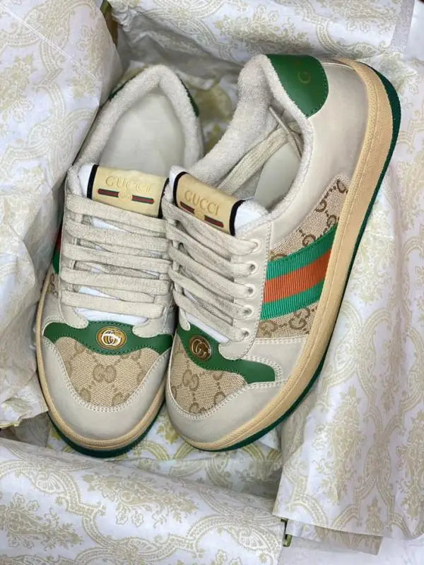 Gucc i Screener dirty sneaker semi ua og packing