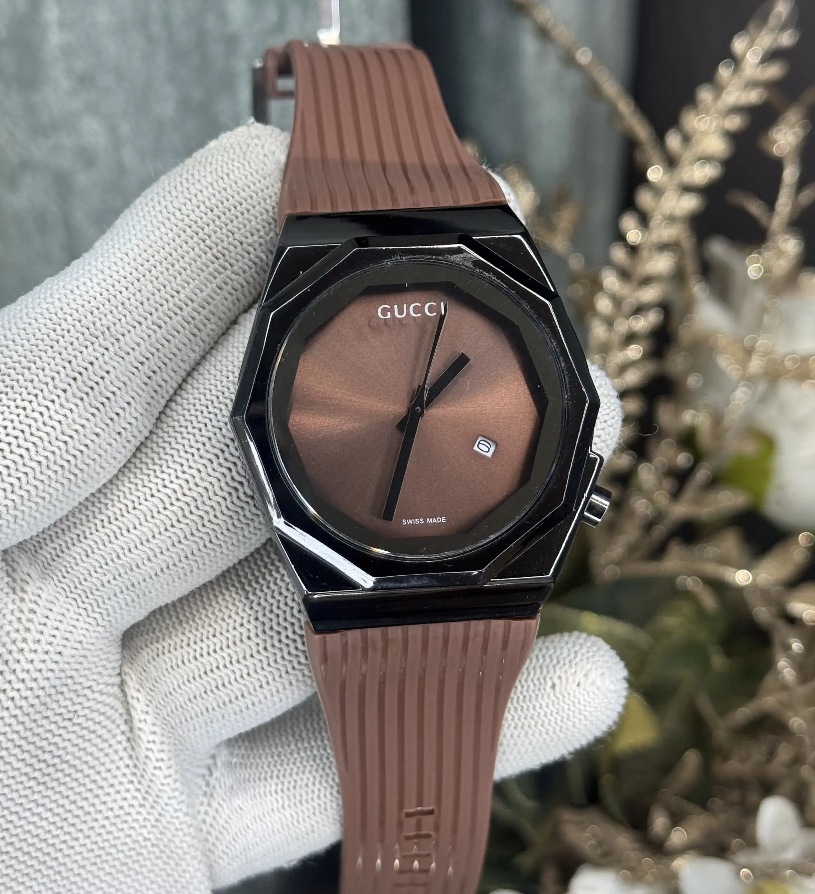 Gucc i All Brown Quartz Premium Watch Main image