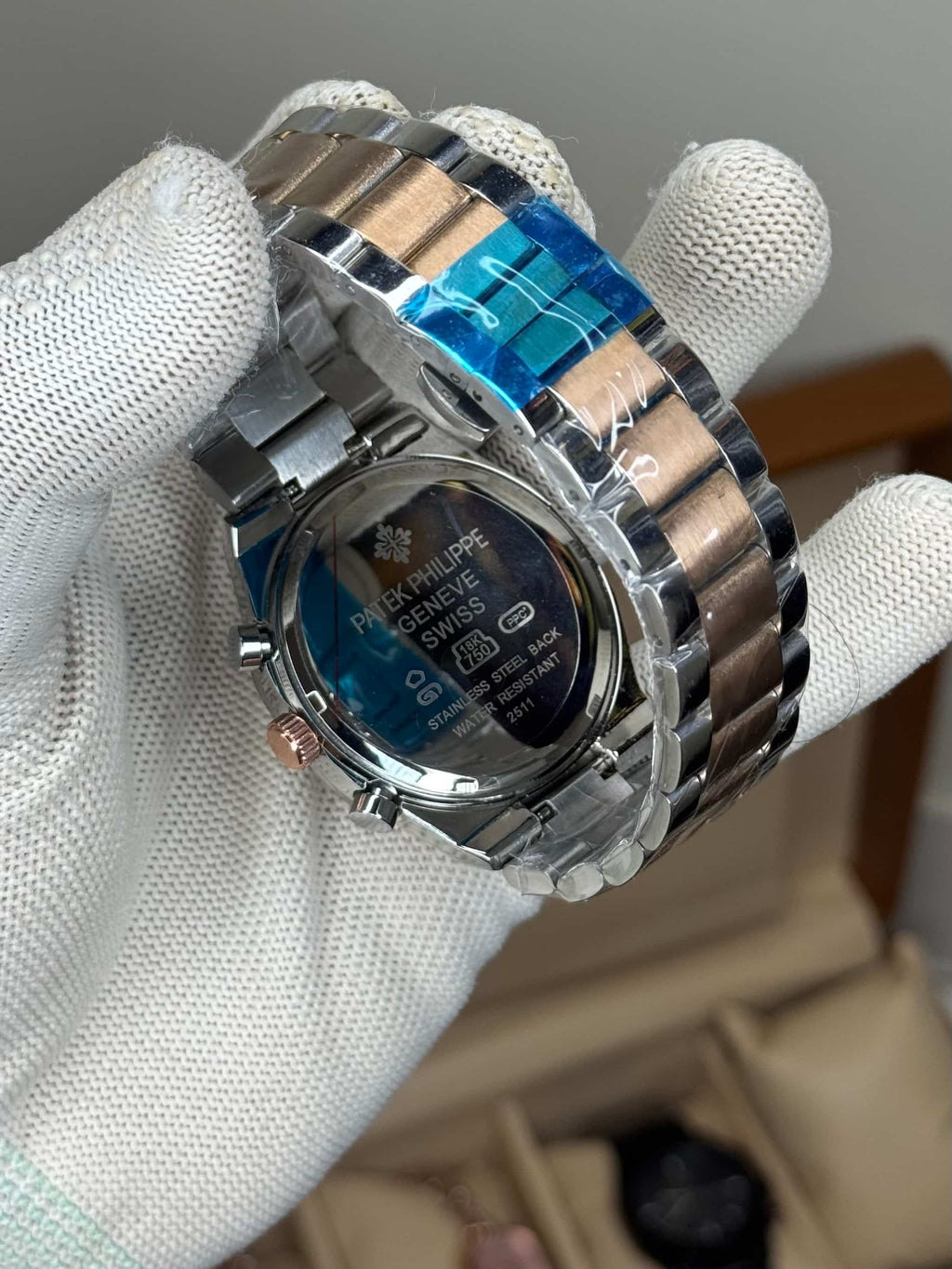 Patek  Philippe Dual Black Chronograph Premium Watch