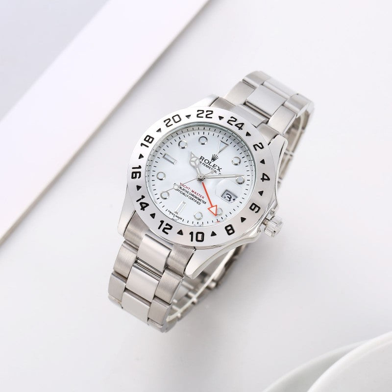Role x Oyster Perpetual Explorer 2 0 Quartz Silver White Main image