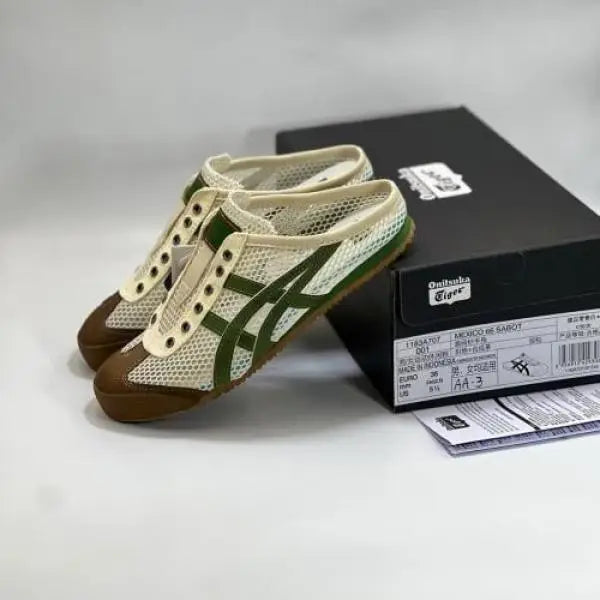 Onitsuka Tiger MEXICO 66 Sabot Beige Green Main image