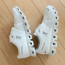 On Cloud Running 5 All White Shoes
