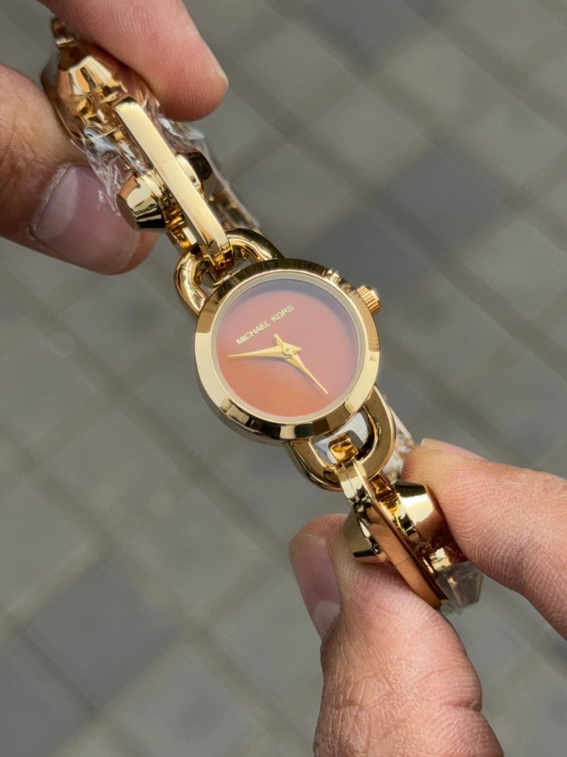 Michael Kor s Astor Women s Gold Red Secondary image