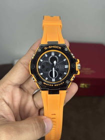 Gshock Sport Orange Analog With Digital Premium Watch